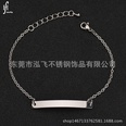 TitaniumStainless Steel Simple Geometric bracelet  Steel color NHHF0179Steelcolorpicture6