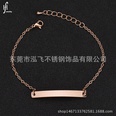 TitaniumStainless Steel Simple Geometric bracelet  Steel color NHHF0179Steelcolorpicture8