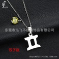 TitaniumStainless Steel Korea Geometric necklace  Aries NHHF0073Ariespicture15