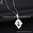 TitaniumStainless Steel Simple Animal necklace  Butterfly  Alloy NHHF0064ButterflyAlloypicture13