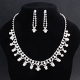 Alloy Fashion  necklace  white NHHS0038whitepicture2