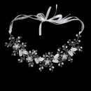 Miallo accesorios de boda de cristal esmerilado de diseo Original flor hueca hecha a mano diadema de novia europea y americanapicture6