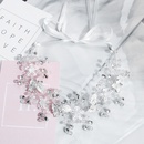 Miallo accesorios de boda de cristal esmerilado de diseo Original flor hueca hecha a mano diadema de novia europea y americanapicture7