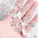 Miallo accesorios de boda de cristal esmerilado de diseo Original flor hueca hecha a mano diadema de novia europea y americanapicture9