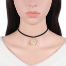 Modische neue Sun Moon Star mehrschichtige Choker Collar Minimalist Halskette Set fr Frauenpicture13