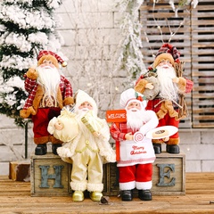 Weihnachtsfeier Dekoration stehende Haltung Santa Claus Puppe