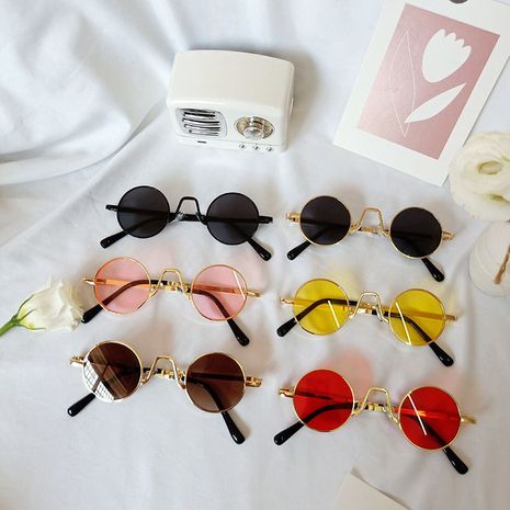Gafas de sol para niños retro anti-ultravioleta moda infantil gafas de sol hip-hop's discount tags