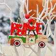 Neue Weihnachts malerei Holz anhnger Weihnachts dekoration Weihnachts baum Farbe Alter Mann Auto Muster Anhngerpicture22
