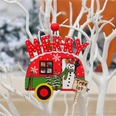 Neue Weihnachts malerei Holz anhnger Weihnachts dekoration Weihnachts baum Farbe Alter Mann Auto Muster Anhngerpicture24