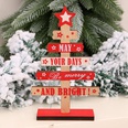 Weihnachtsdekorationen Holz DIY Mini Englisch Alphabet Weihnachtsbaum DesktopBro Dekorationenpicture17
