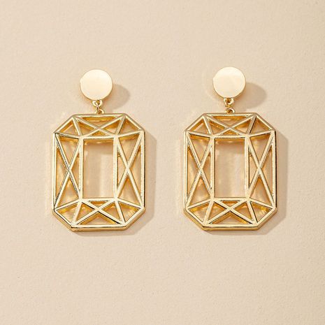 Hot selling  fashion metal geometric earrings wholesale's discount tags