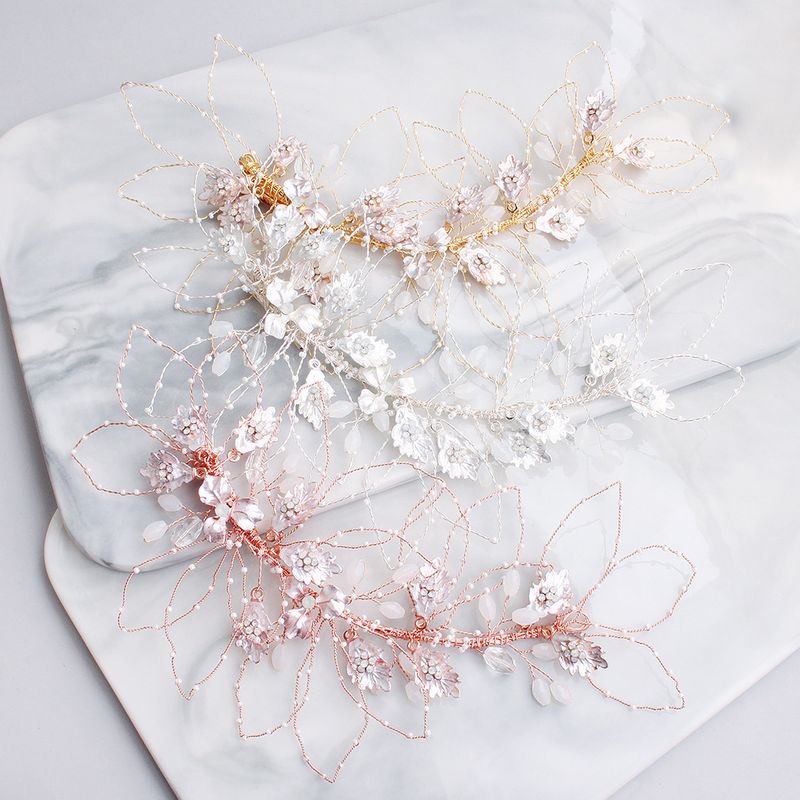 Hot selling fashion pearl hairpin wedding bridal headdress wholesale NHHS257712