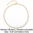 new 26 English alphabet necklaces creative jewelry diamond alphabet necklace wholesalepicture40