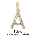 new 26 English alphabet necklaces creative jewelry diamond alphabet necklace wholesalepicture41