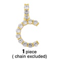 new 26 English alphabet necklaces creative jewelry diamond alphabet necklace wholesalepicture43