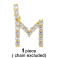 new 26 English alphabet necklaces creative jewelry diamond alphabet necklace wholesalepicture53