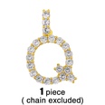 new 26 English alphabet necklaces creative jewelry diamond alphabet necklace wholesalepicture57