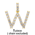 new 26 English alphabet necklaces creative jewelry diamond alphabet necklace wholesalepicture63