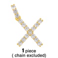 Nuevos 26 collares del alfabeto ingls joyera creativa collar del alfabeto de diamantes al por mayorpicture64