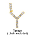 Nuevos 26 collares del alfabeto ingls joyera creativa collar del alfabeto de diamantes al por mayorpicture65