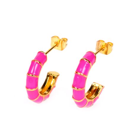 fashion new color ear buckle ear clip handmade oil dripping creative earrings wholesale's discount tags