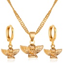 neues Retro Engel Baby zweiteilige se kleine Engel Halskette Ohrring Setpicture9