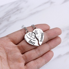 fashion new wings Best Friends alloy necklace for women