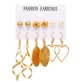 New Hot Sale Bohemian Moon Triangle Tassel Earring Set 6 Pairs wholesalepicture70