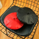 Hot selling leather solid color octagonal retro beret wholesalepicture5