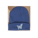 Hot selling fashion Pure color knitted embroidery butterfly warm woolen hat wholesalepicture23