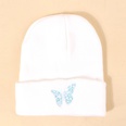 Hot selling fashion Pure color knitted embroidery butterfly warm woolen hat wholesalepicture27
