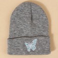 Hot selling fashion Pure color knitted embroidery butterfly warm woolen hat wholesalepicture29
