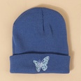 Hot selling fashion Pure color knitted embroidery butterfly warm woolen hat wholesalepicture31