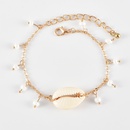 Hot selling fashion natural shell leaf feather tassel star moon bracelet set wholesalepicture9