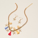 Hot selling fashion personality geometric rings necklace setpicture8