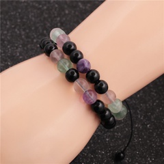 hot-saling fashion new bright stone beaded stone bracelet set wholesale