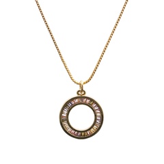 hot-saling micro-inlaid zircon pendant necklace for women wholesale