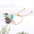 new fashion creative beaded handmade jewelry rice beads woven leaf bracelet for womenpicture11