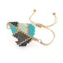 new fashion creative beaded handmade jewelry rice beads woven leaf bracelet for womenpicture12
