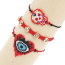 Miyuki rice bead woven jewelry hip hop style tide diamond skull braceletpicture11