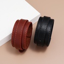 Fashion multilayer PU leather simple mens new punk style leather braceletpicture11