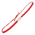 Bracelet de couple de corde rouge natal de yoga de sept chakra de fraise en pierre naturellepicture72