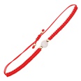 Bracelet de couple de corde rouge natal de yoga de sept chakra de fraise en pierre naturellepicture79