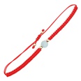 Bracelet de couple de corde rouge natal de yoga de sept chakra de fraise en pierre naturellepicture87