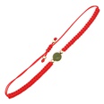 Bracelet de couple de corde rouge natal de yoga de sept chakra de fraise en pierre naturellepicture88