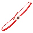 Bracelet de couple de corde rouge natal de yoga de sept chakra de fraise en pierre naturellepicture62
