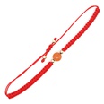 Bracelet de couple de corde rouge natal de yoga de sept chakra de fraise en pierre naturellepicture64