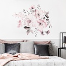 neue Wandaufkleber 30 Spezifikationen Aquarell rosa Blumengruppe Home Hintergrund Dekoration kann entfernt werdenpicture13