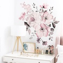 neue Wandaufkleber 30 Spezifikationen Aquarell rosa Blumengruppe Home Hintergrund Dekoration kann entfernt werdenpicture14