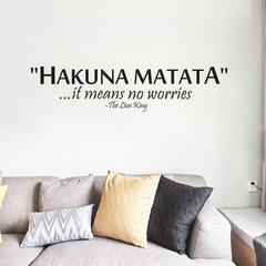 Fashion new English Proverbs Living Room Bedroom Proverbs Wall Sticker